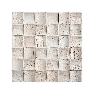 Travertine Beige TV background Mosaic