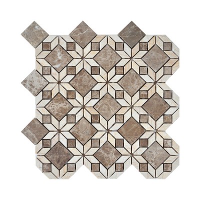 Light brown natural stone mosaic